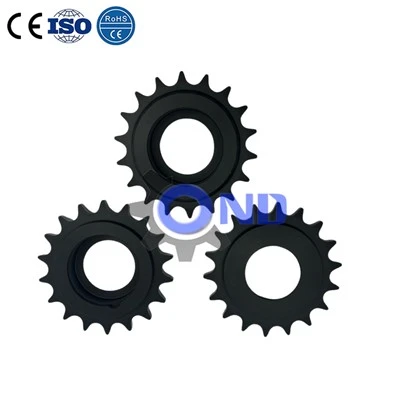 Sprocket cadwyn rholer dur wedi'i addasu ASA